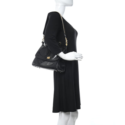 Dolce & Gabbana Rubber Miss Sicily L'Amore Satchel Black 2 of 8