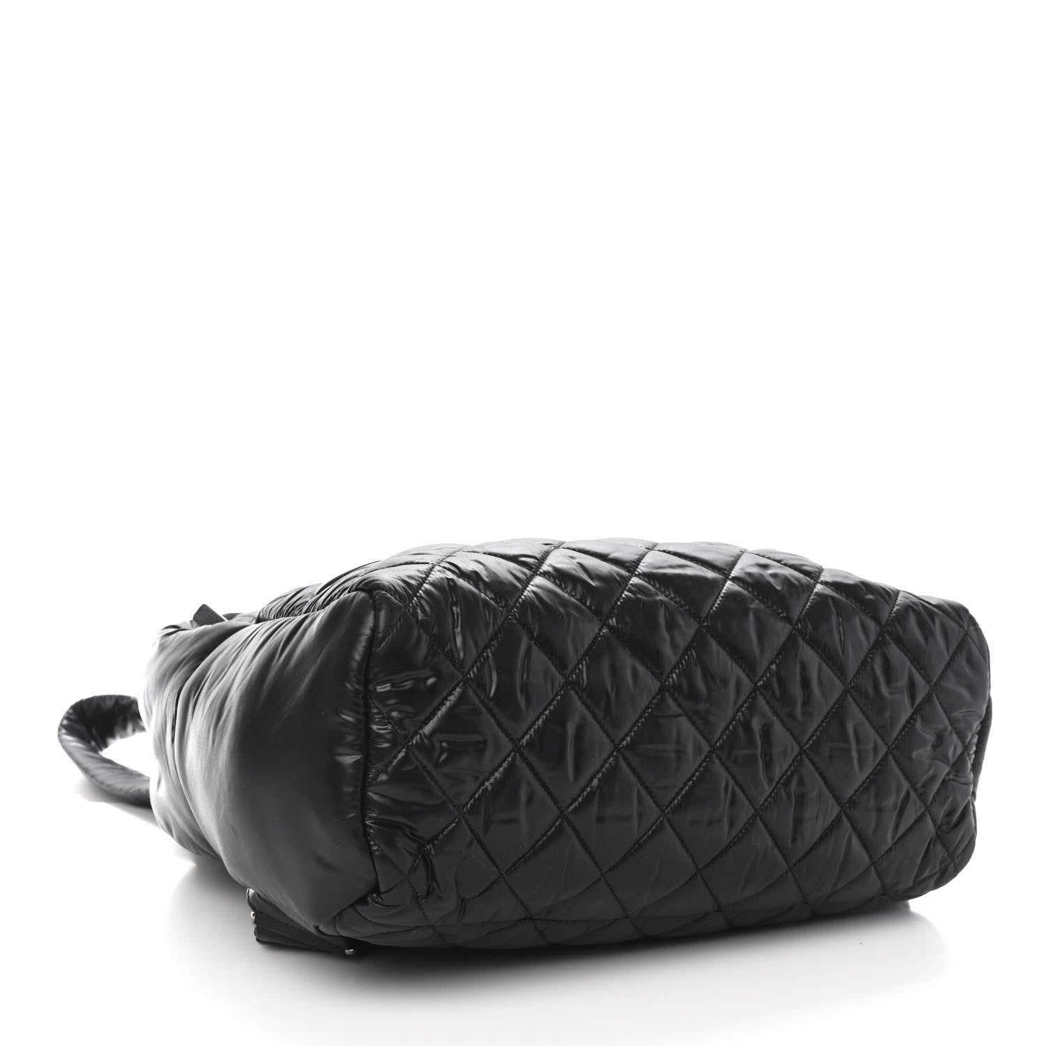 Chanel Nylon Quilted Coco Cocoon Backpack Black 3 of 9