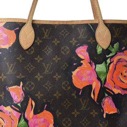 Louis Vuitton Monogram Roses Neverfull MM 17 of 17