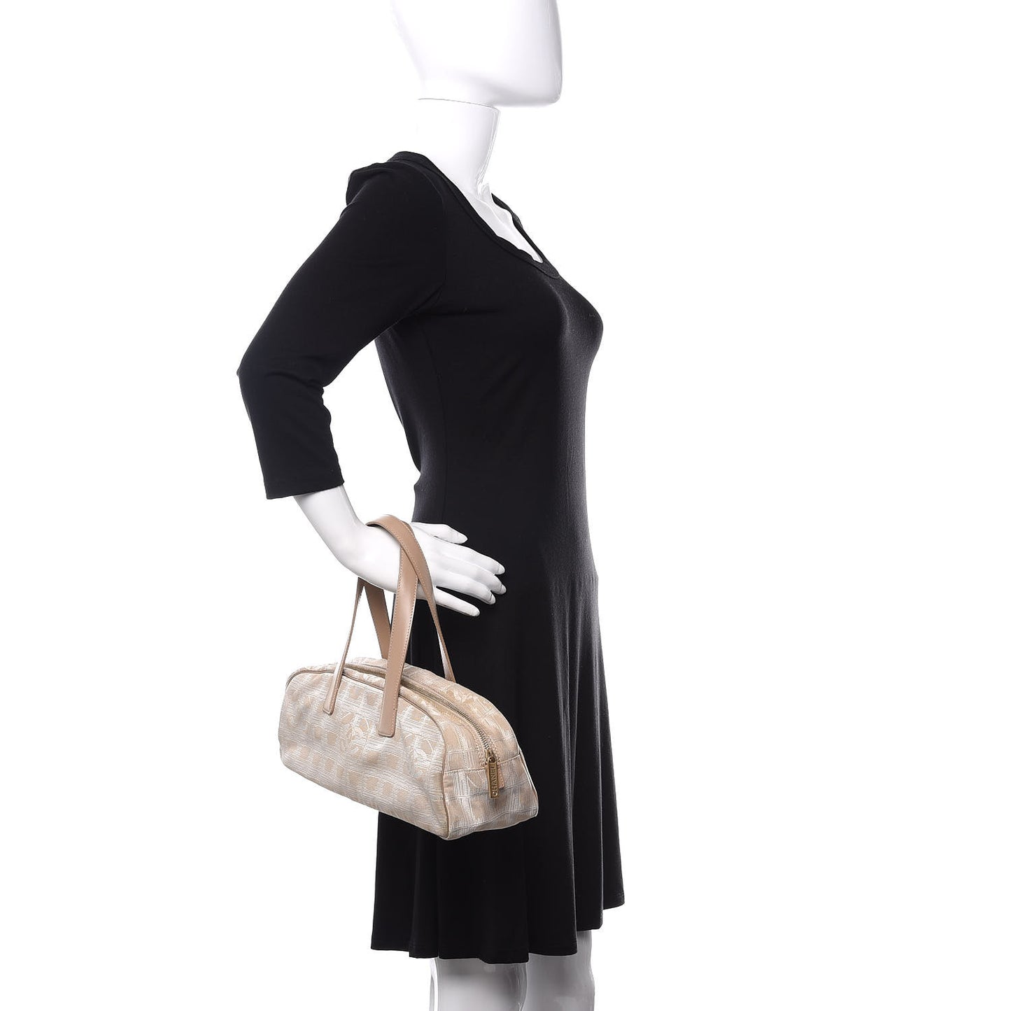 Nylon Travel Bowler Beige