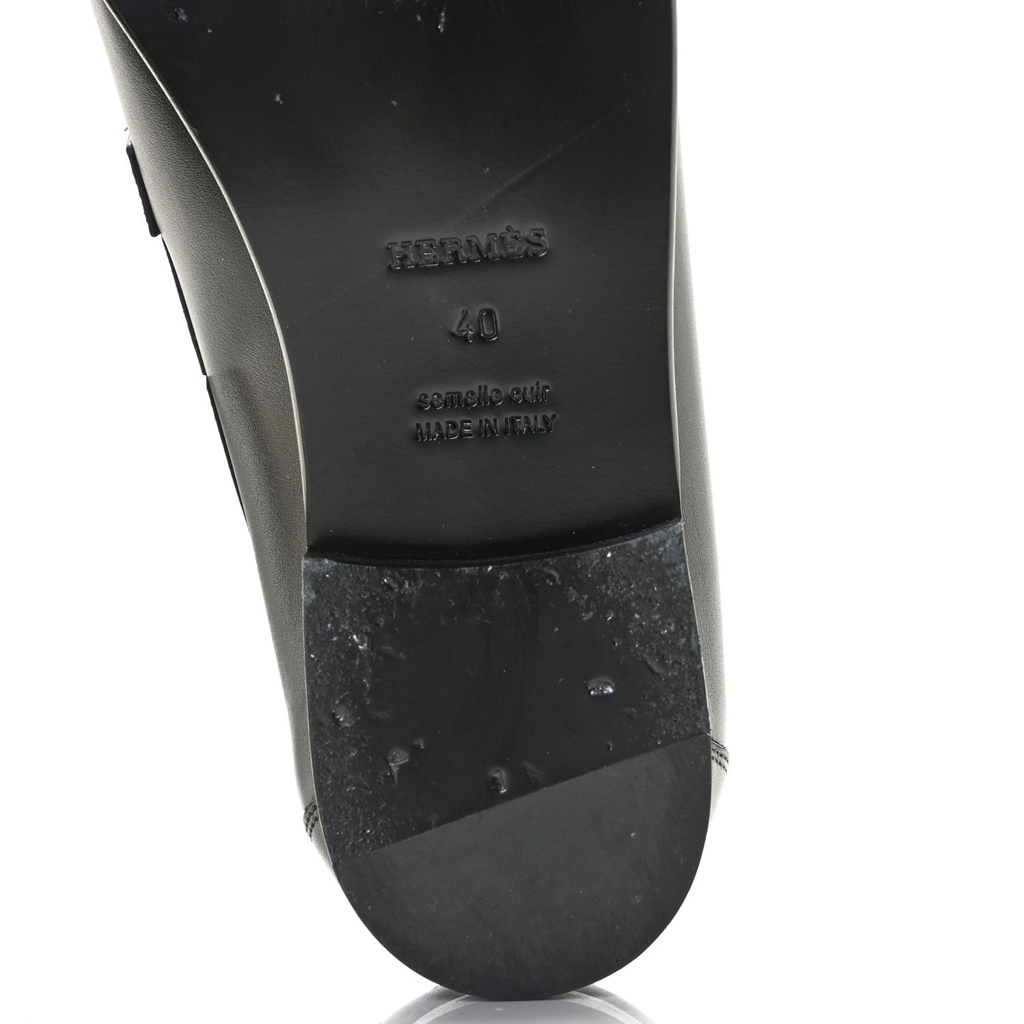 Calfskin Destin Loafers 40 Black