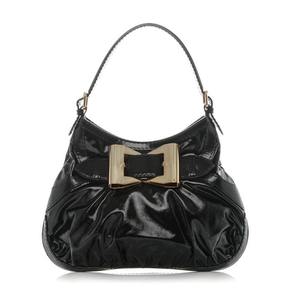 Gucci Dialux Queen Bow Hobo Black 1 of 7