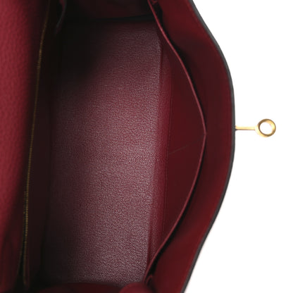 Hermes Togo Kelly Retourne 28 Rouge Grenat 5 of 11