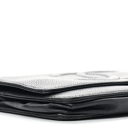 Chanel Caviar Timeless CC Wallet On Chain WOC Black 8 of 10