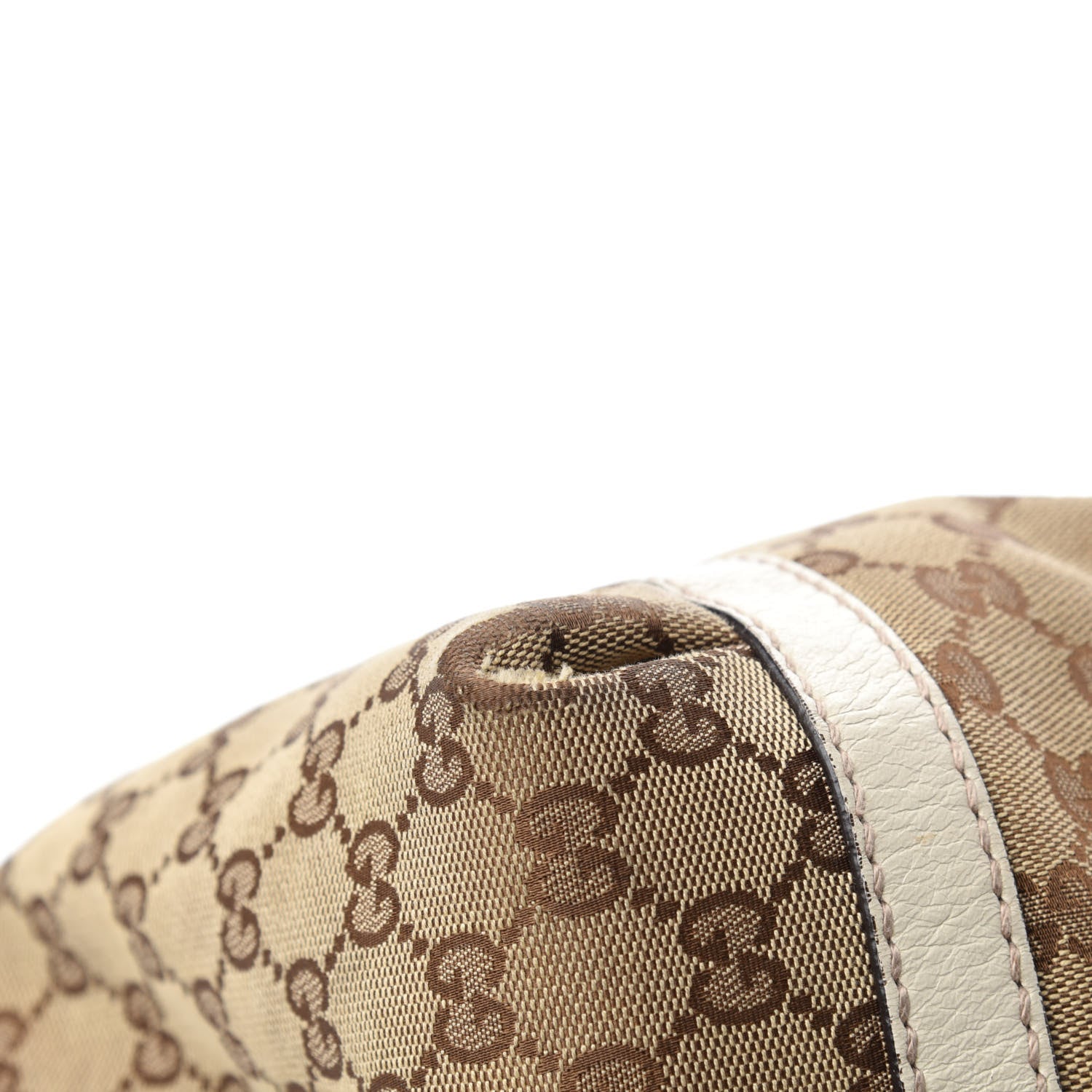 Gucci Monogram New Ladies Web Tote Off White 10 of 14