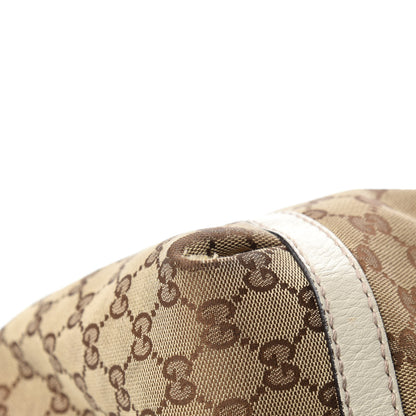 Gucci Monogram New Ladies Web Tote Off White 10 of 14