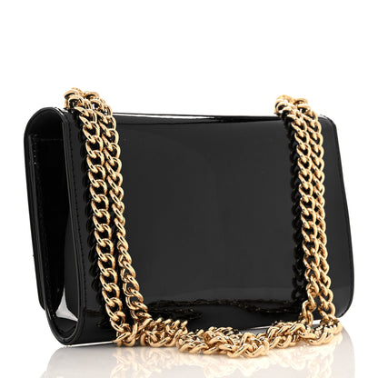 Louis Vuitton Patent Chain Louise MM Black 2 of 9