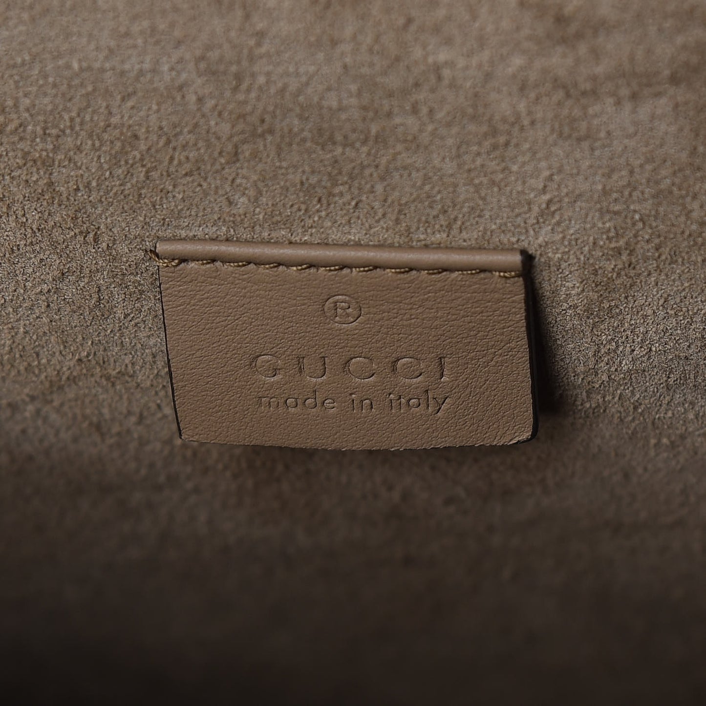 GG Supreme Monogram Embroidered Medium Dionysus Shoulder Bag Taupe