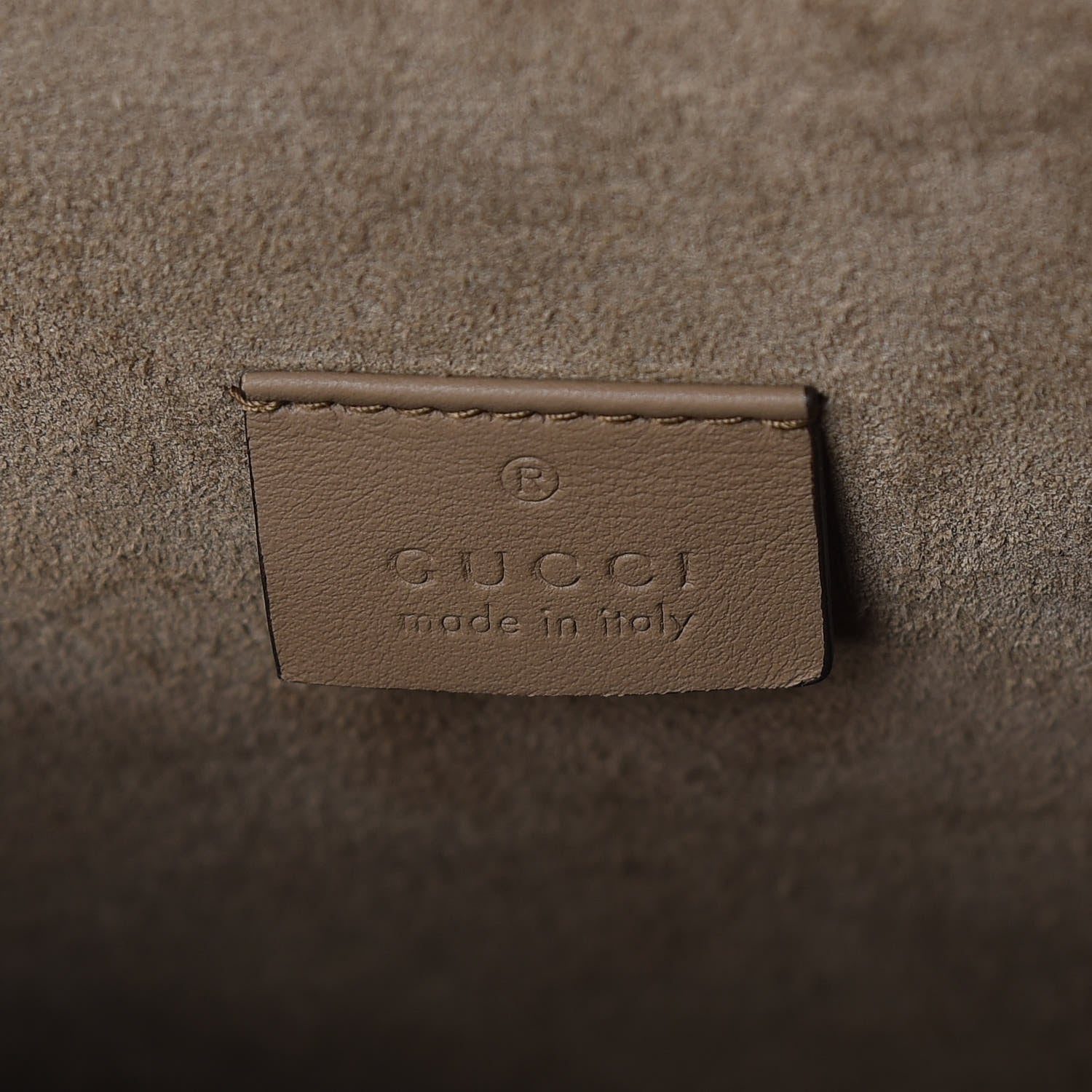 Gucci GG Supreme Monogram Embroidered Medium Dionysus Shoulder Bag Taupe 8 of 13