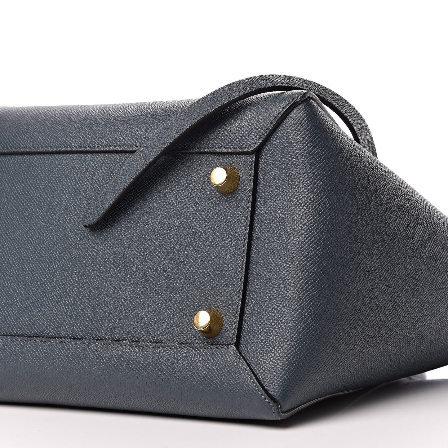 Grained Calfskin Mini Belt Bag Slate