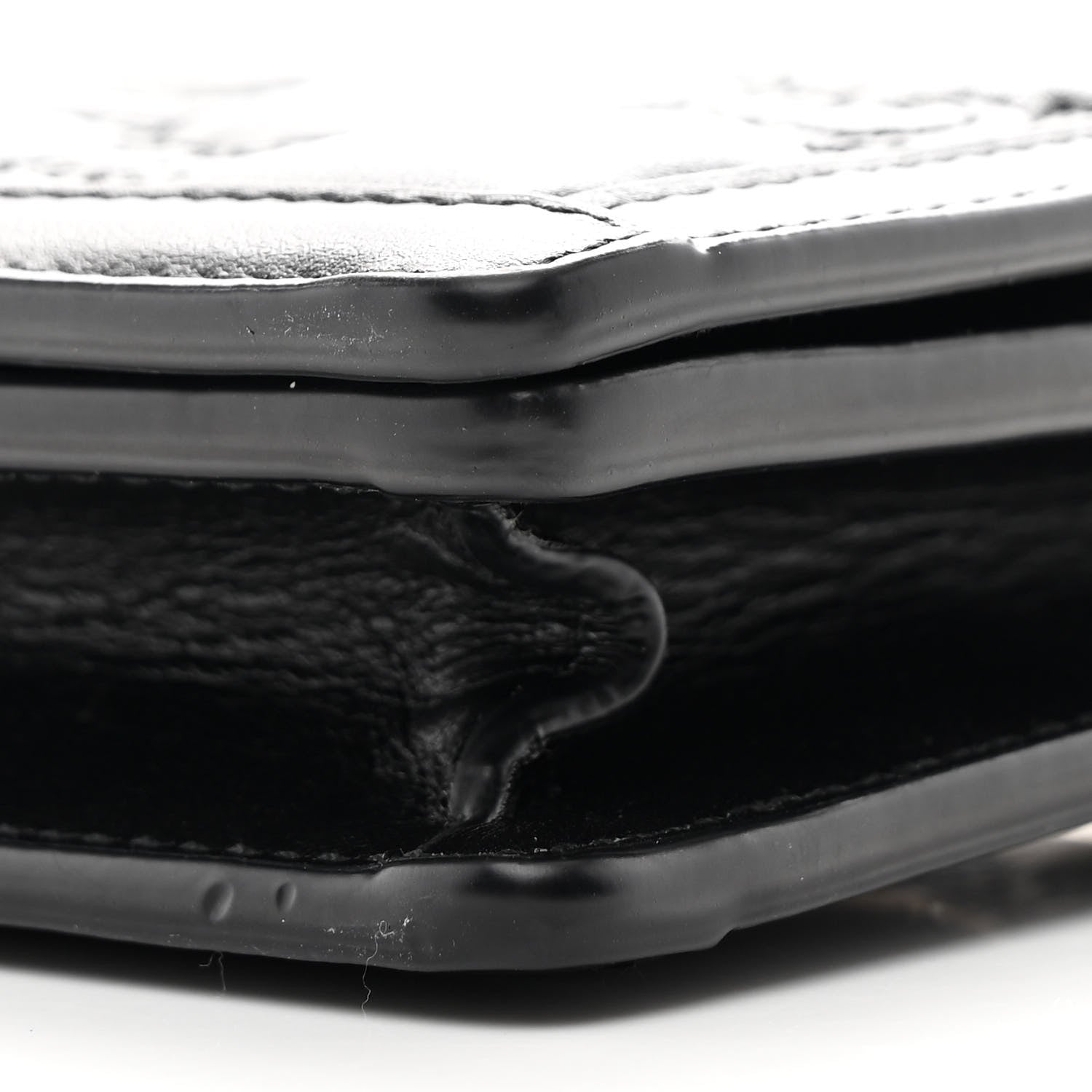 Gucci Calfskin GG Matelasse Chain Wallet Black 9 of 9