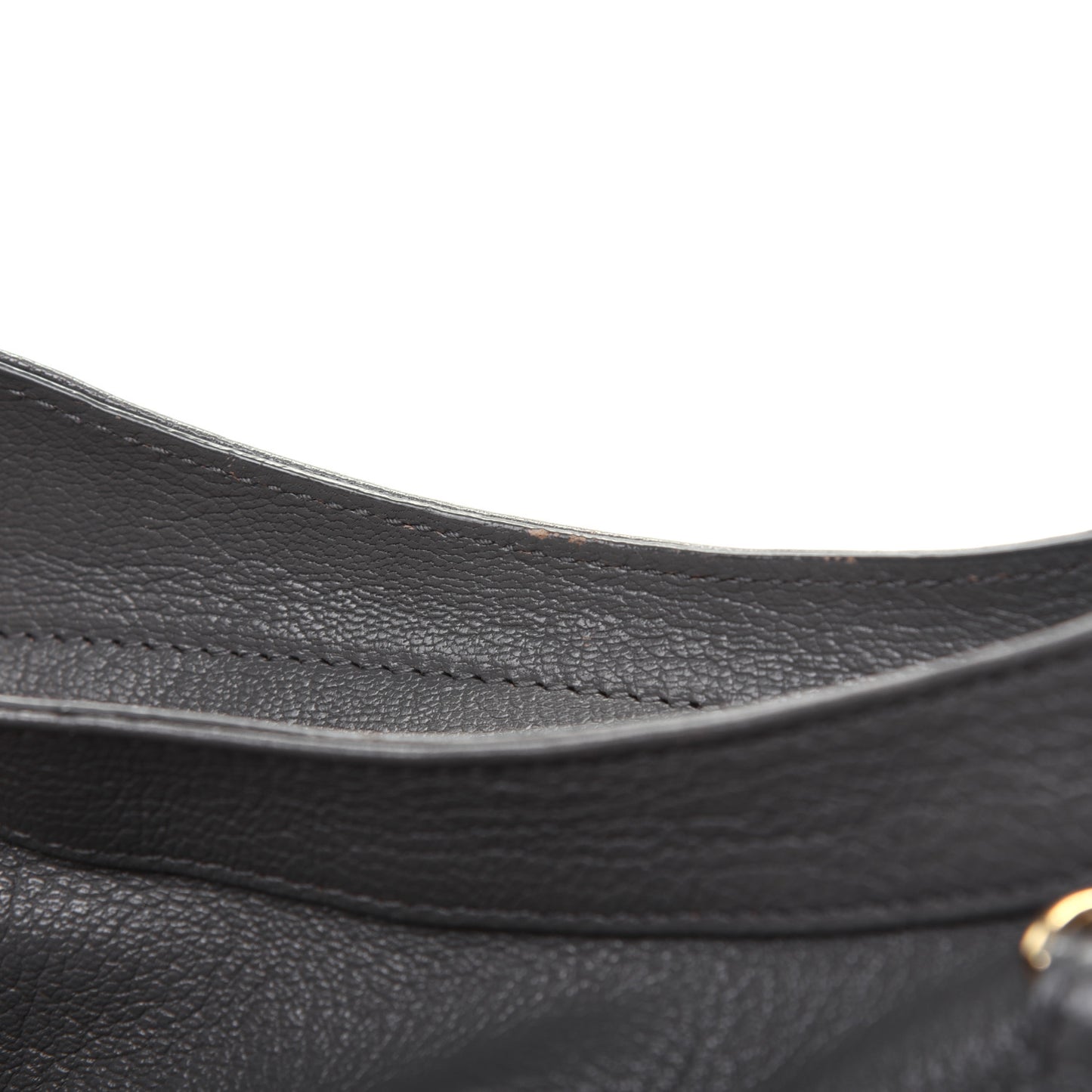 Chevre Gold Metallic Edge Hardware Velo Gris Acier