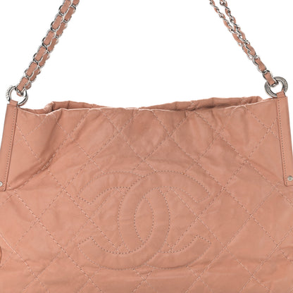 Chanel Iridescent Calfskin Small Sea Hit Tote Beige 8 of 14