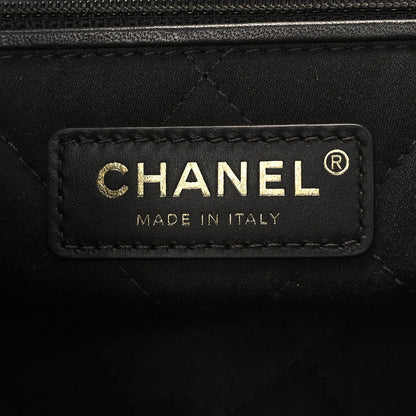 Chanel Shiny Calfskin Striped Small Chanel 22 Black White 8 of 12
