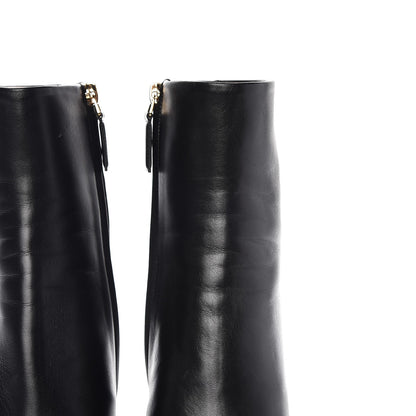 Chanel Lambskin CC Short Booties 41 Black 8 of 15