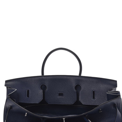 Hermes Taurillon Clemence Birkin 40 Bleu De Prusse 7 of 41
