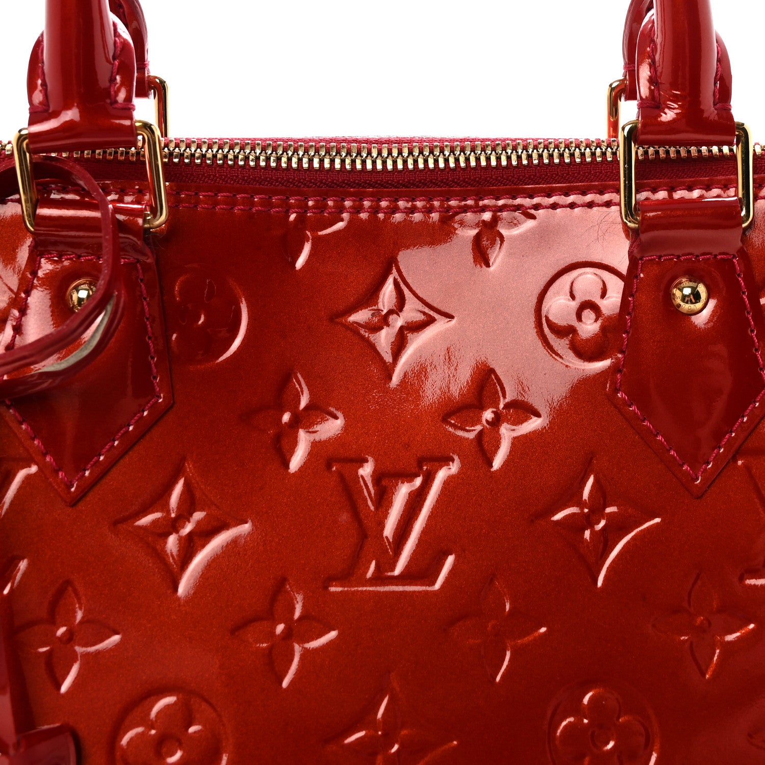 Louis Vuitton Vernis Alma GM Pomme D'Amour 7 of 9