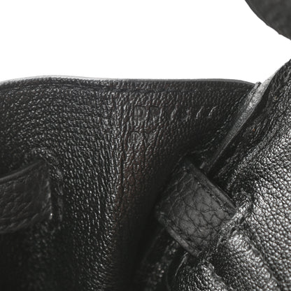Hermes Togo Birkin 25 Black 7 of 10