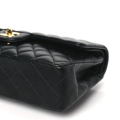 Chanel Lambskin Quilted Medium Double Flap Black 10 of 10
