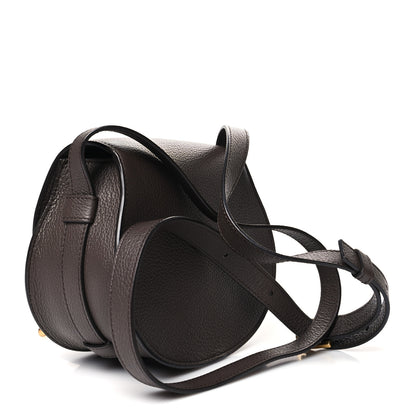 Chloe Grained Calfskin Small Marcie Saddle Bag Bold Brown 2 of 10