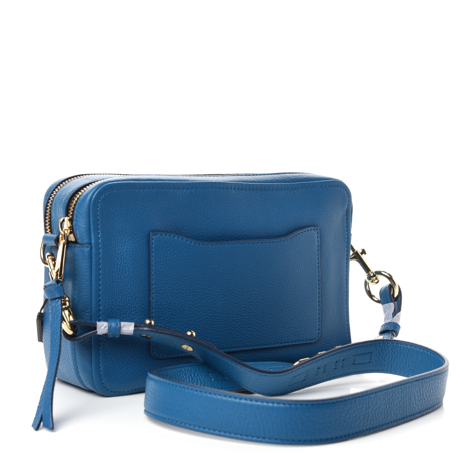 Marc Jacobs Supple Natural Grain Calfskin The Softshot 27 Bag Blue Monday 3 of 10