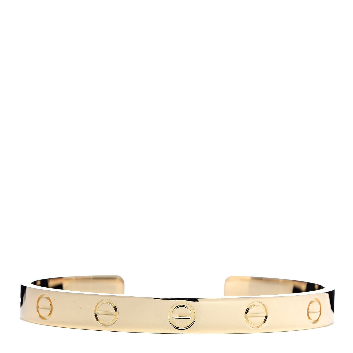Cartier 18K Yellow Gold LOVE Cuff Bracelet 16 1 of 7