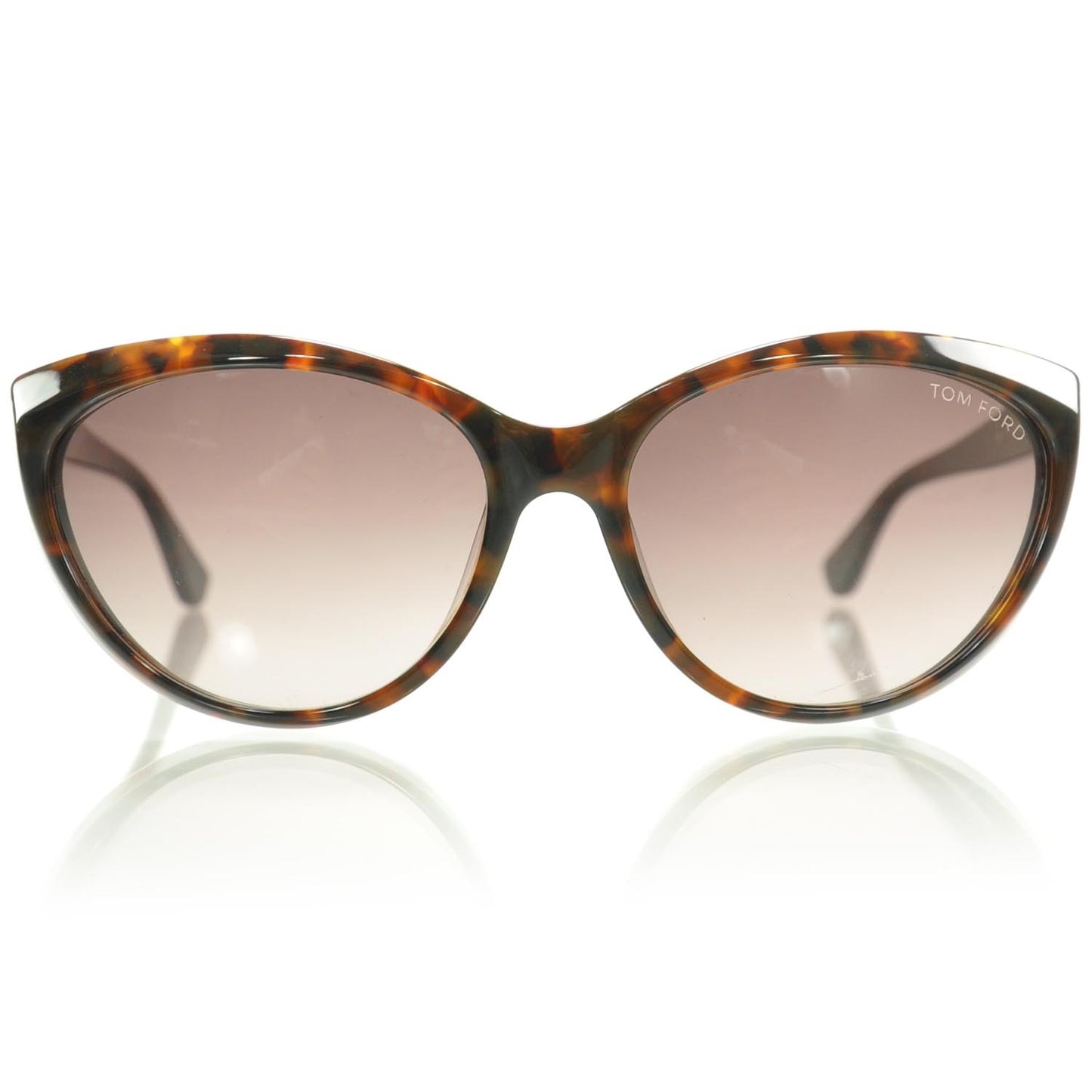 Martina Cat Eye Sunglasses Havana Brown