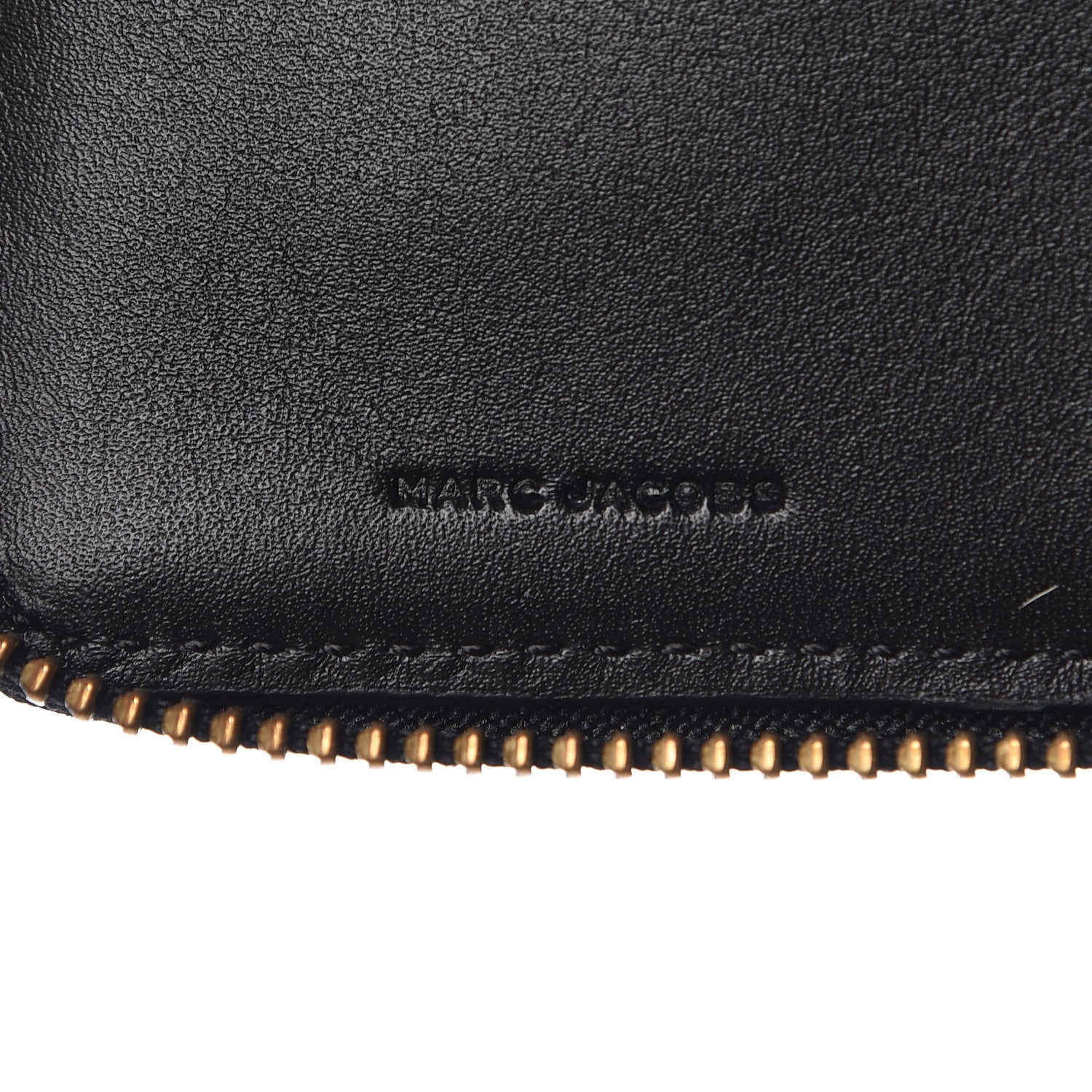 Marc Jacobs Grained Calfskin Softshot Standard Wallet Black 6 of 7