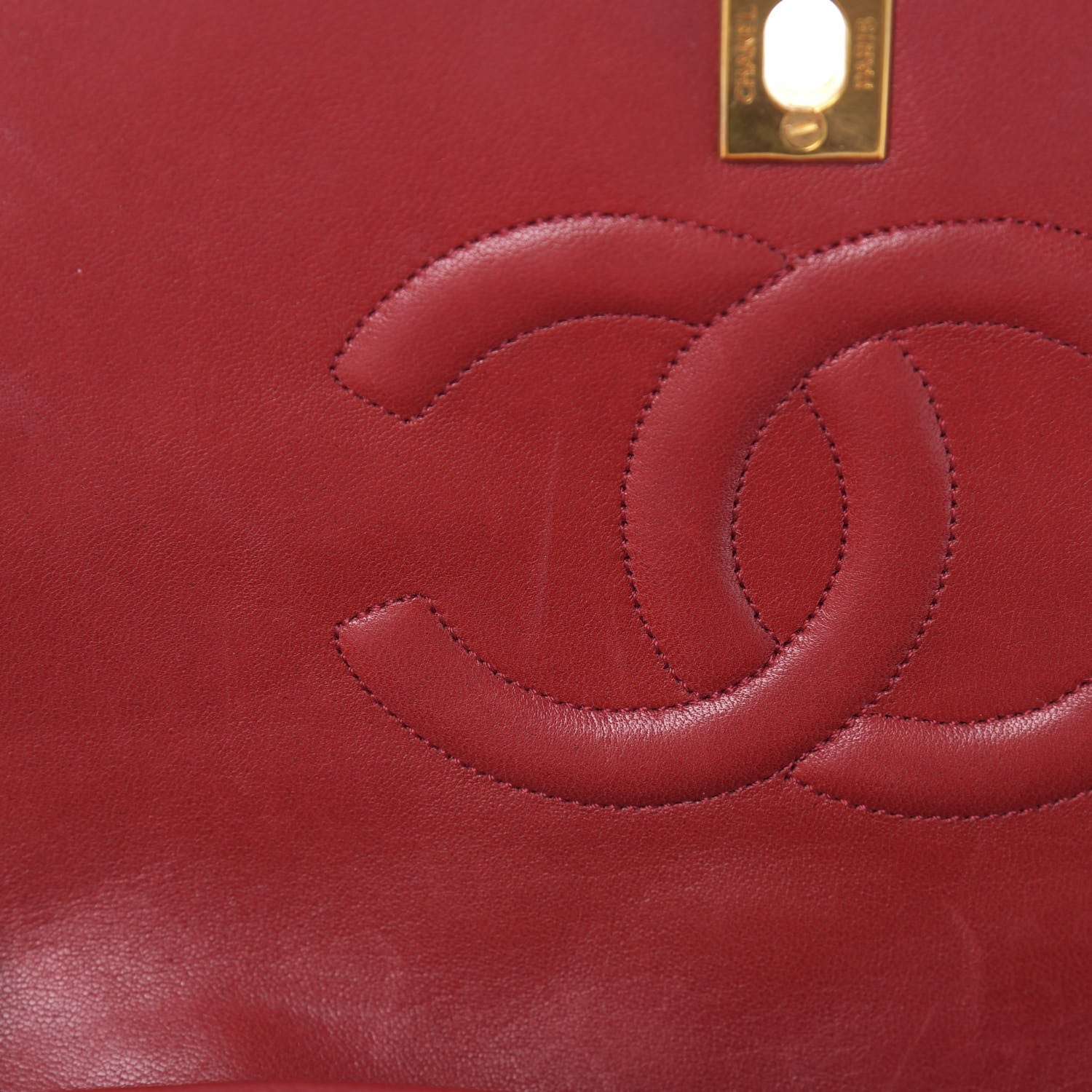 Chanel Lambskin Quilted Small Single Flap Red 13 of 20
