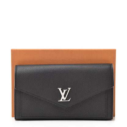 Louis Vuitton Soft Calfskin My Lockme Wallet Black 8 of 8