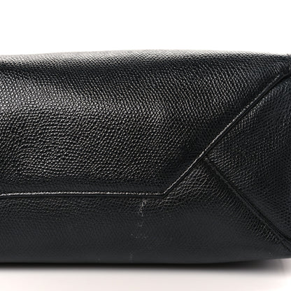 Celine Grained Calfskin Small Vertical Cabas Black 9 of 10