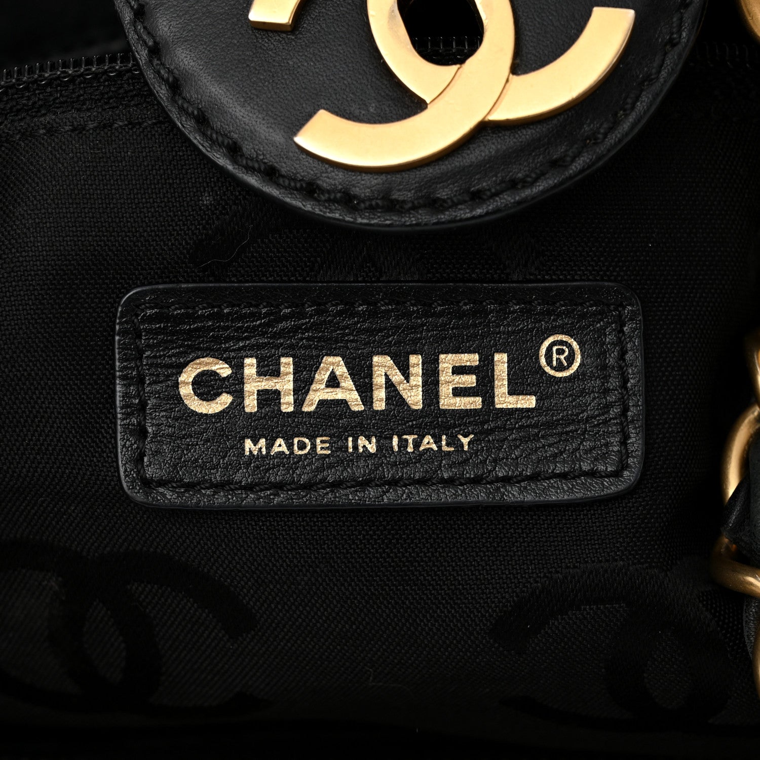 Chanel Straw Raffia Tote Black 6 of 12
