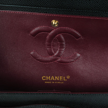 Chanel Caviar Quilted Medium Double Flap Black 7 of 8