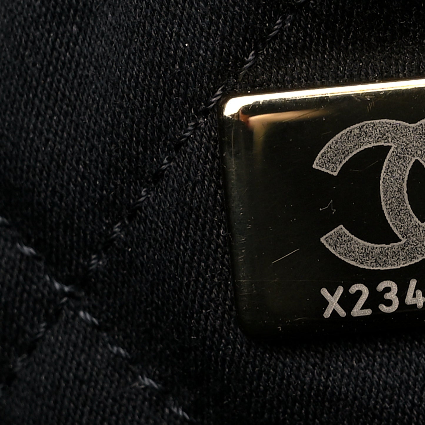 Shiny Calfskin Quilted Chanel 22 Backpack Black