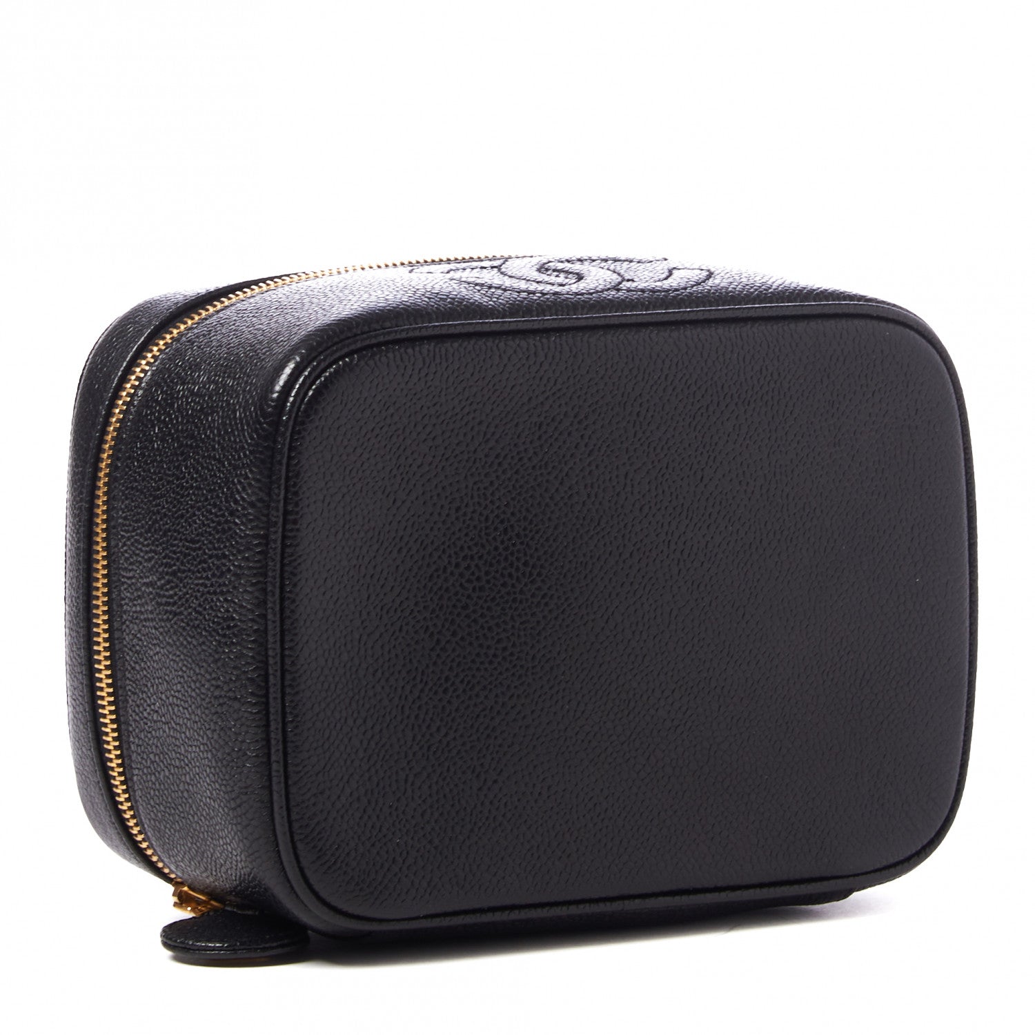 Chanel Caviar Vanity Cosmetic Case Black 3 of 10