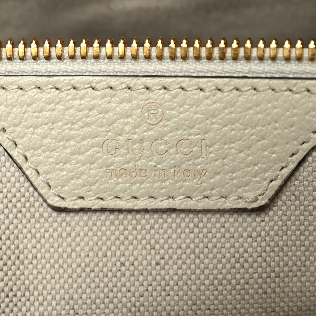 Gucci GG Supreme Monogram Textured Dollar Calfskin Web Medium Ophidia Duffle Bag Beige Ebony Mystic White 7 of 13