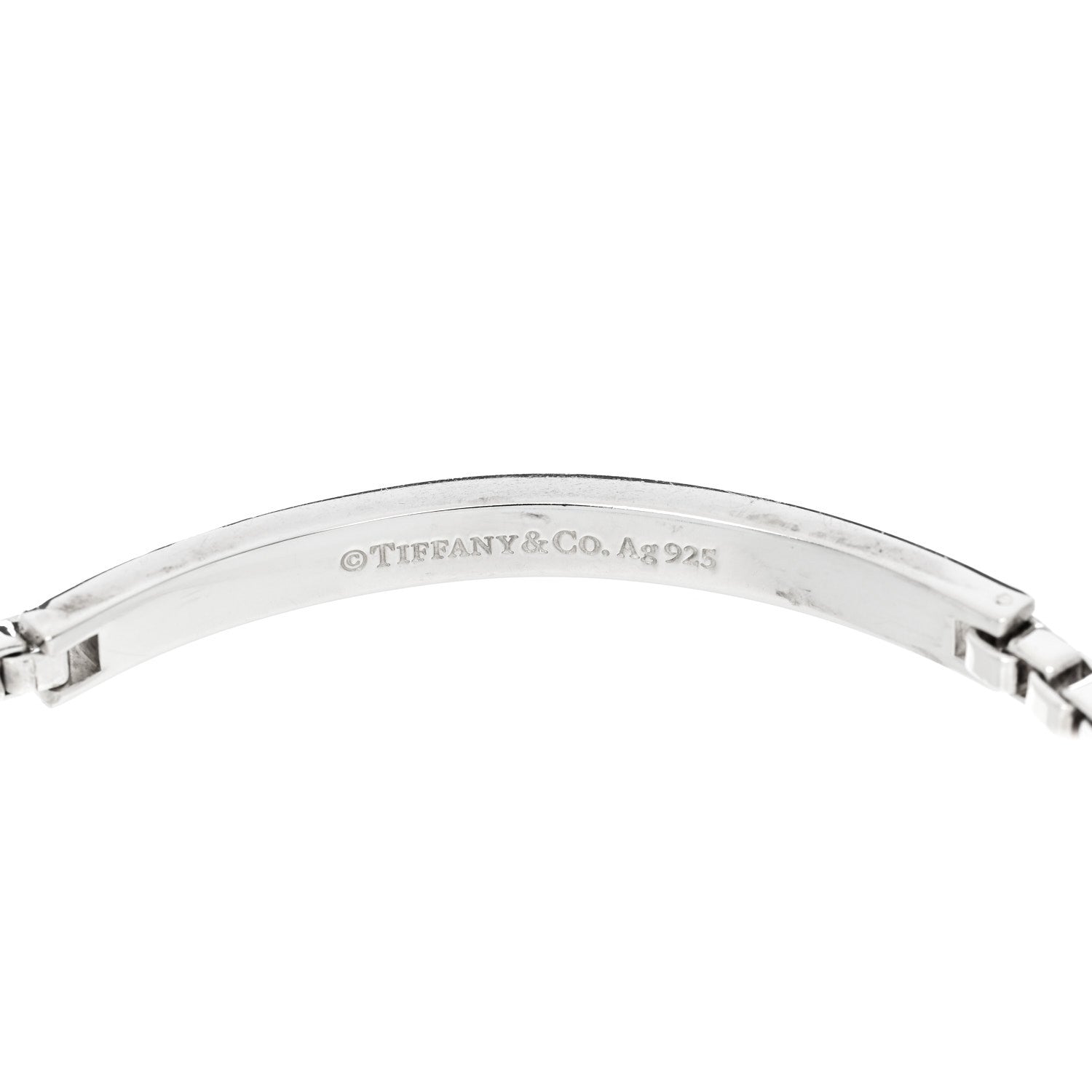 Tiffany Sterling Silver Venetian Link ID Bracelet 4 of 5
