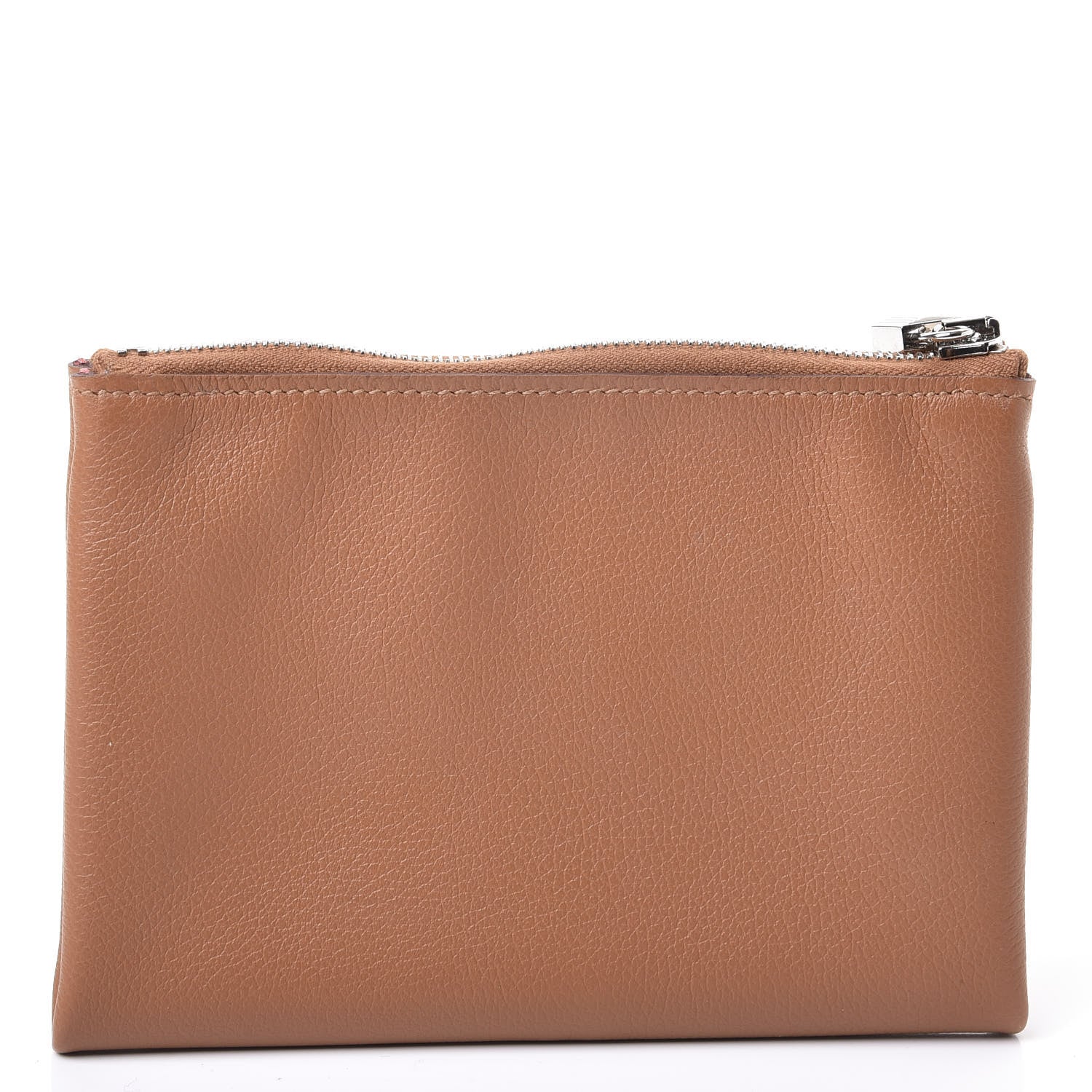 Hermes Evercolor Small Atout Pouch Gold Rose Azalee 2 of 9