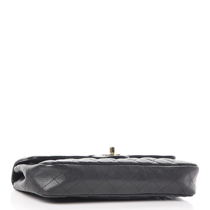 Chanel Caviar Quilted East West Flap Black 4 of 13