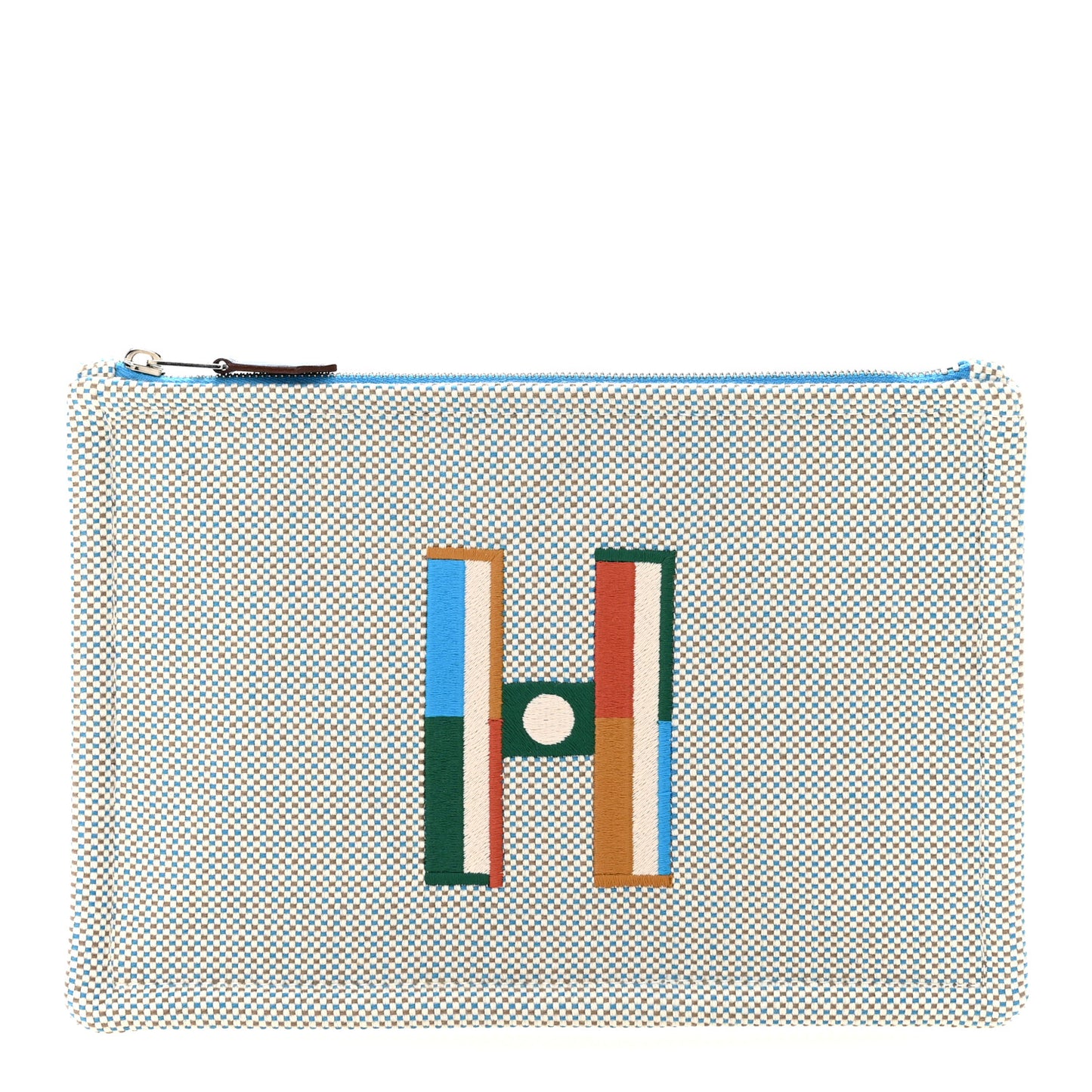 Toile Small Faubourg Corner Case  Cyan Galet