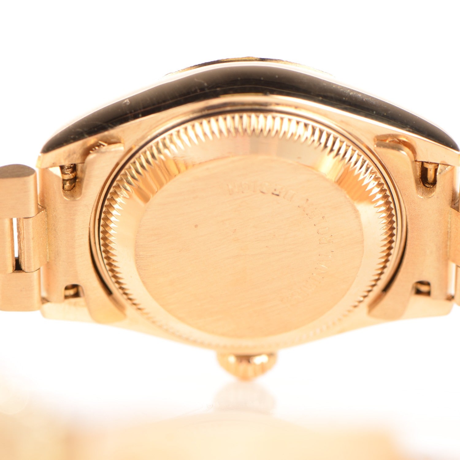 Rolex 18K Yellow Gold 26mm Oyster Perpetual Datejust President Watch Champagne 69278 5 of 9