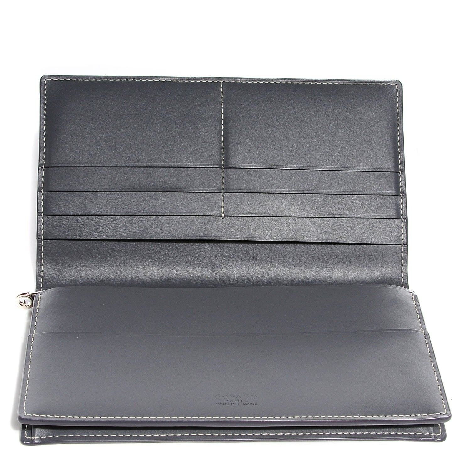 Goyard Goyardine Leather Richelieu Wallet Grey 5 of 8
