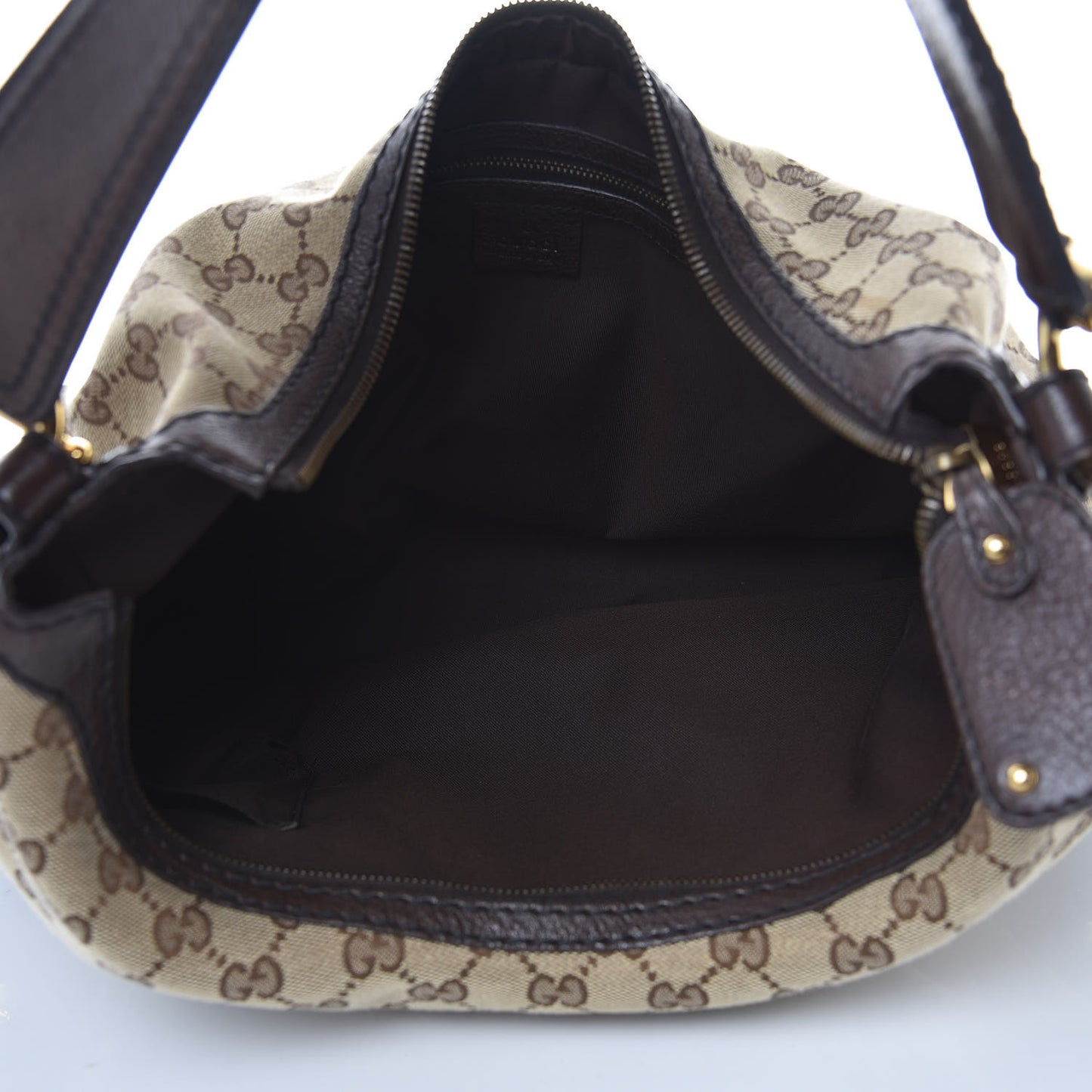 Monogram Medium Jockey Hobo Dark Brown
