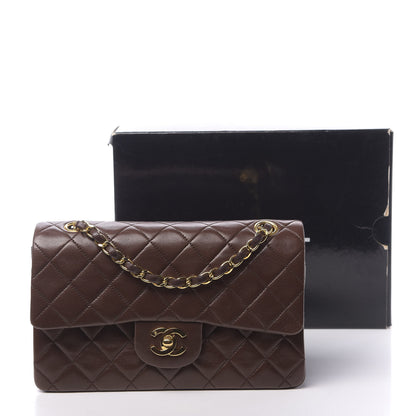 Chanel Lambskin Quilted Small Double Flap Brown 16 of 16