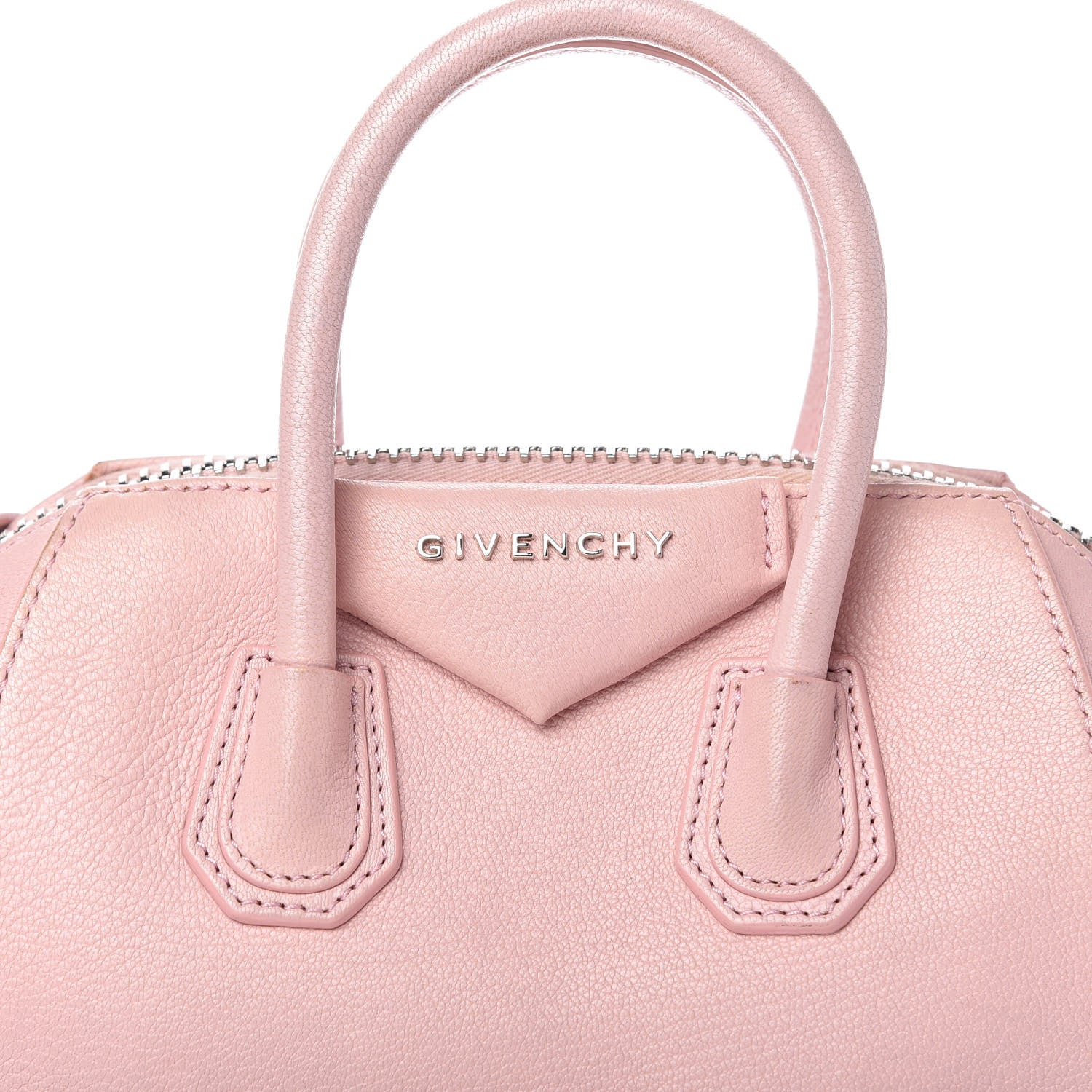 Givenchy Sugar Goatskin Mini Antigona Pale Pink 10 of 10