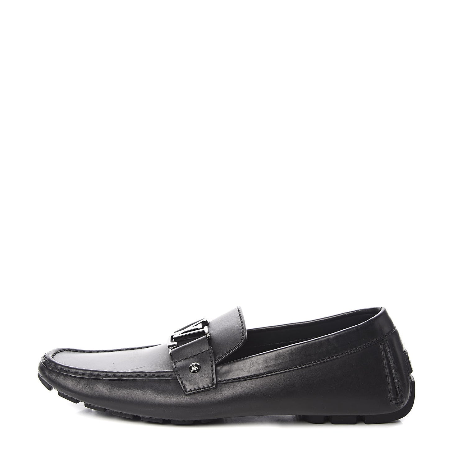 Calfskin Mens Monte Carlo Loafers 9.5 Black