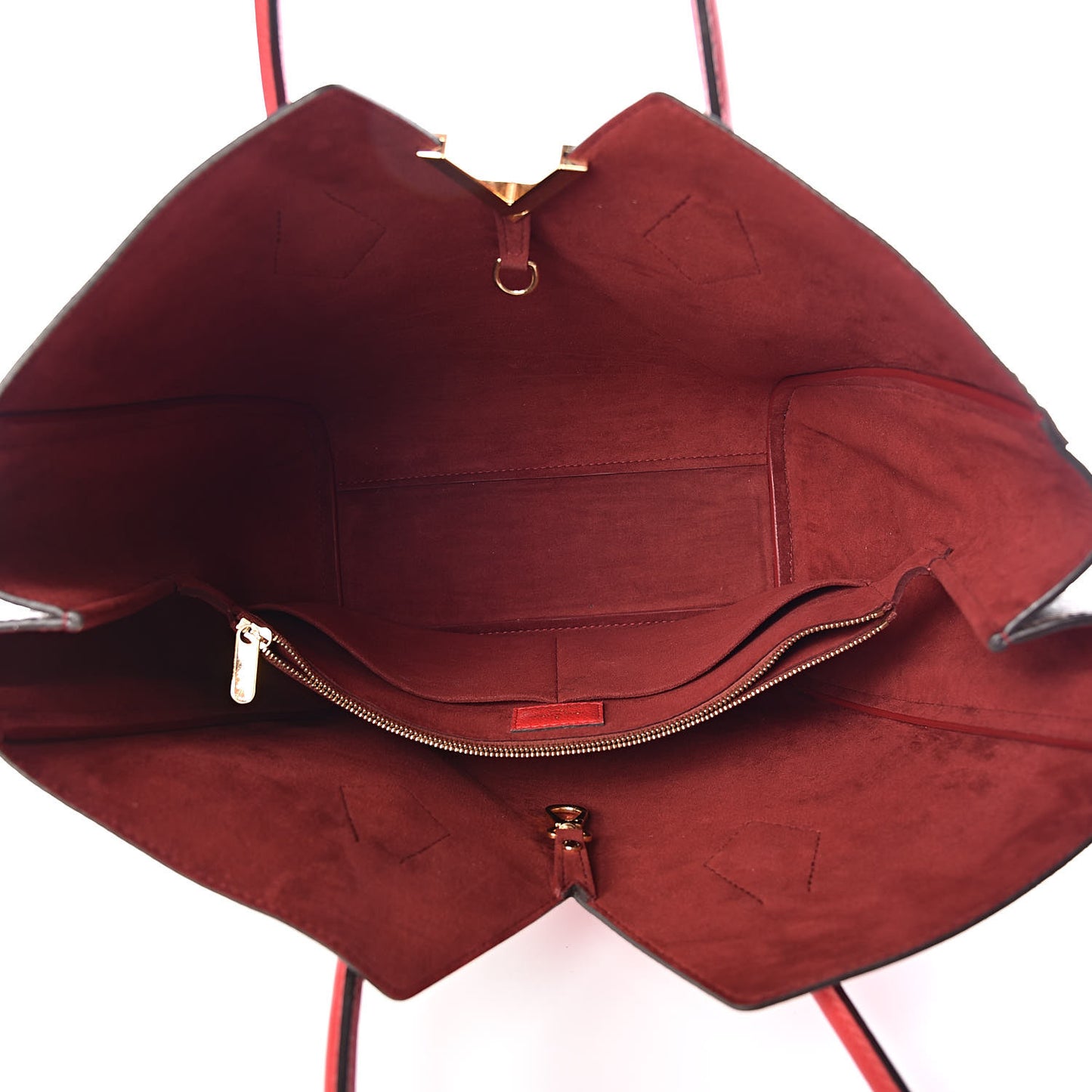Calfskin Monogram Kimono Tote Cherry