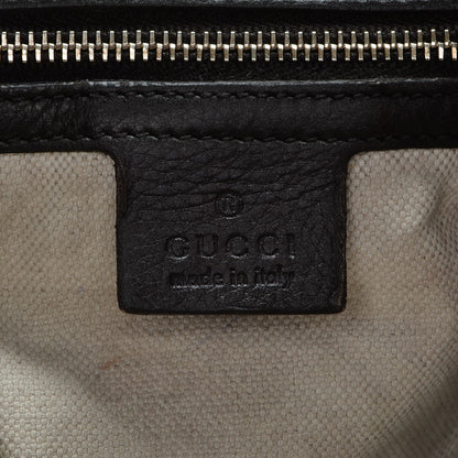 Gucci Pebbled Calfskin Medium Heritage Shoulder Bag Dark Brown 6 of 14