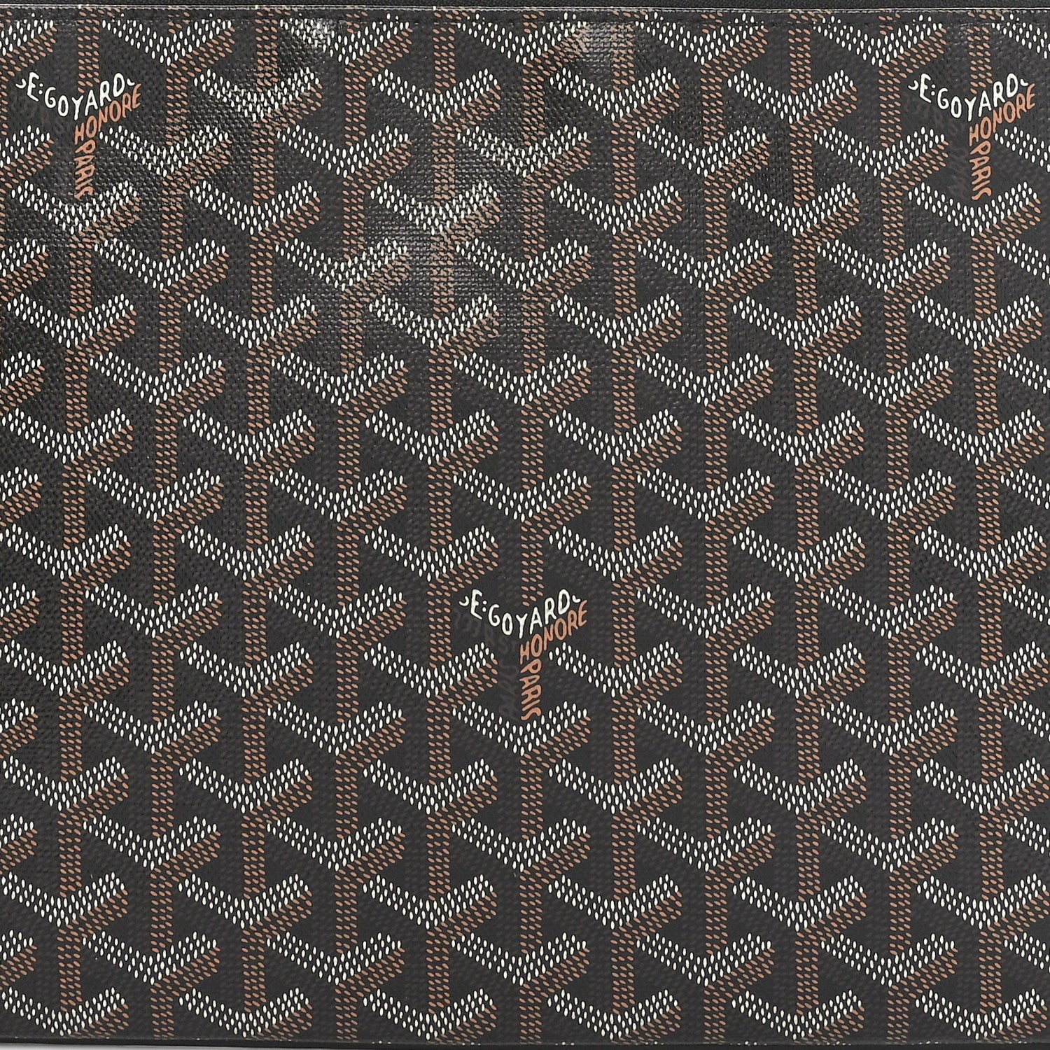 Goyard Goyardine Senat Pochette MM Black 7 of 8