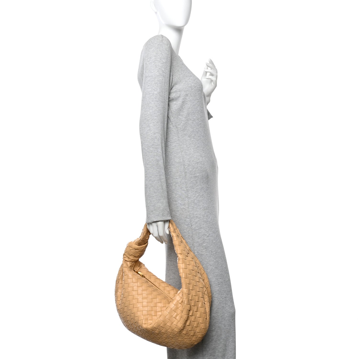 Bottega Veneta Nappa Intrecciato Small Jodie Hobo Almond 2 of 10